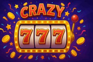 Jogador acessando Crazy777 slot no app 256BET cassino.